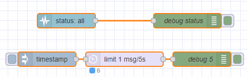 Delay Node with Status Node